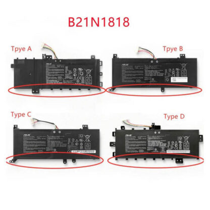 Asus B21N1818 TypeA/TypeB/TypeC/TypeD Battery