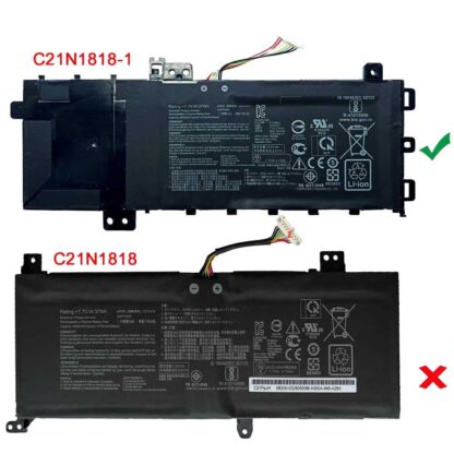 37Wh Asus C21N1818-1 Battery - Image 3