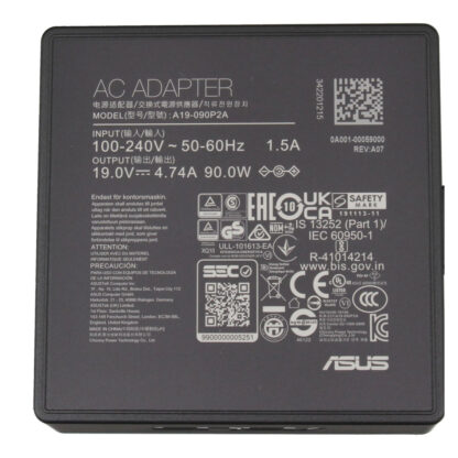 19V 4.74A 90W Asus 4.5mm 3.0mm AC Adapter Charger - Image 2