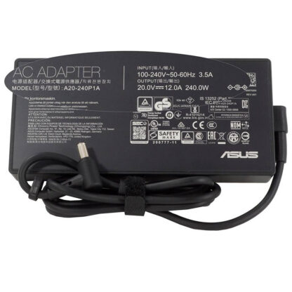 20V 12A 240W Asus 6.0mm 3.7mm AC Adapter Charger - Image 2