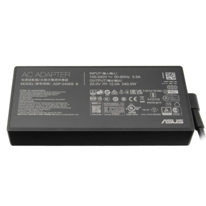 20V 12A 240W Asus Rectangle Conn AC Adapter Charger - Image 2
