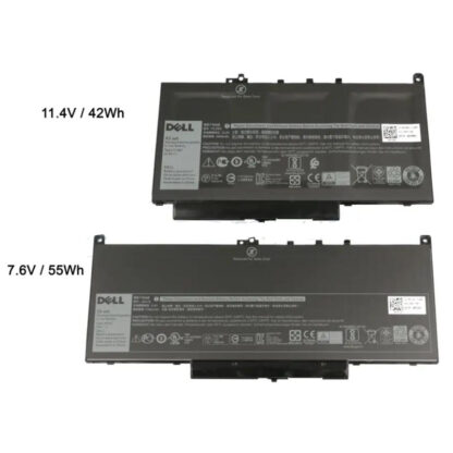 42Wh Dell 7CJRC Battery - Image 2