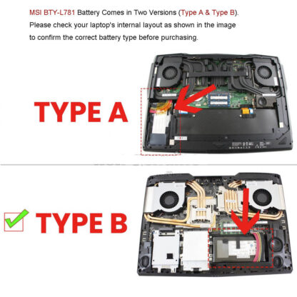 75.24Wh MSI BTY-L781 Type B Battery - Image 2