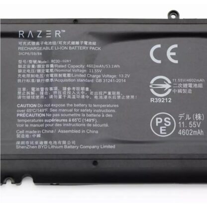 53.1Wh Razer RC30-0281 Battery - Image 2