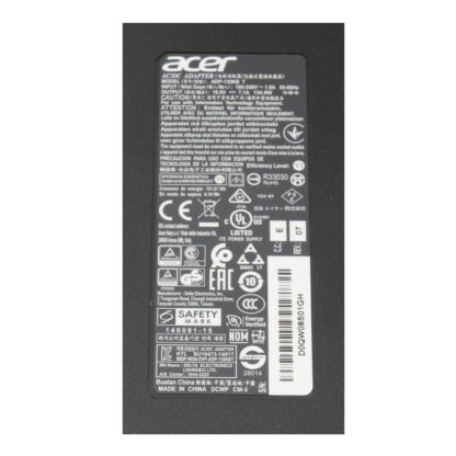 19V 7.1A 135W Acer 5.5 mm 1.7 mm AC Adapter Charger - Image 2