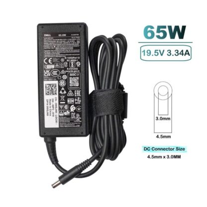 19.5V 3.34A 65W Dell 4.5mm 3.0mm AC Adapter Charger - Image 2