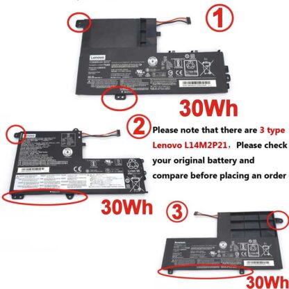 30Wh Lenovo L15M3PB0 Battery - Image 3