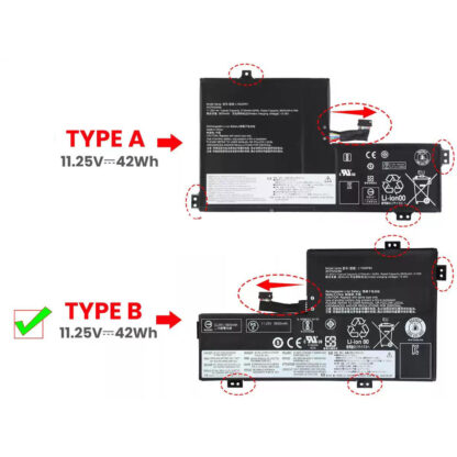 42Wh Lenovo L18D3PG1 Battery - Image 2