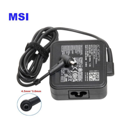 19V 3.42A 65W MSI 4.5mm 3.0mm AC Adapter Charger - Image 2